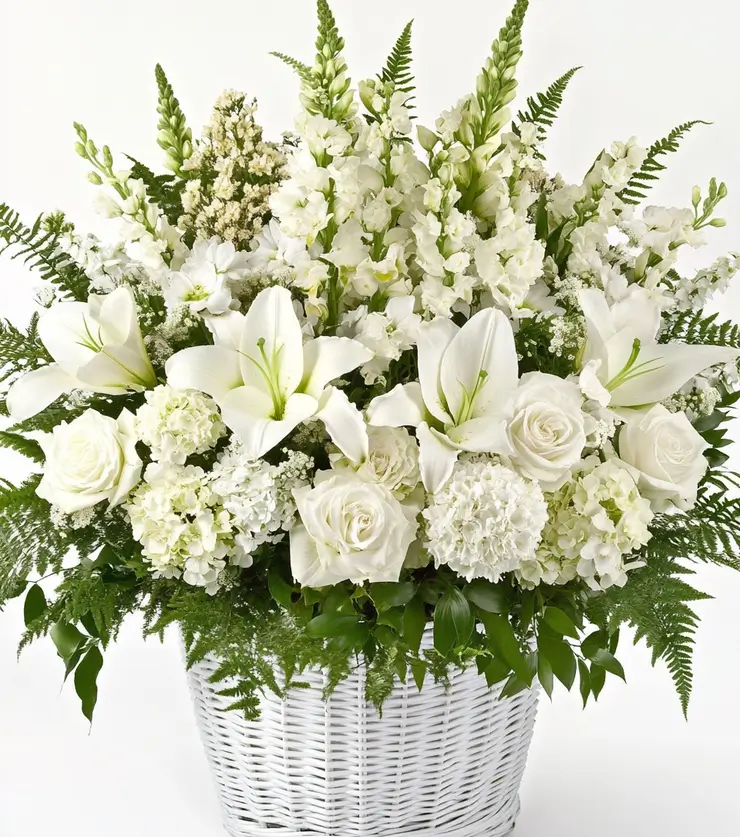 All-White Sympathy Basket