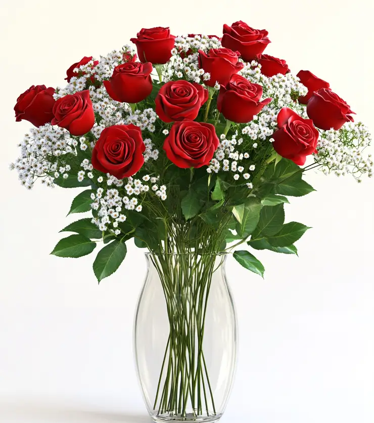 Perfectly Red Roses