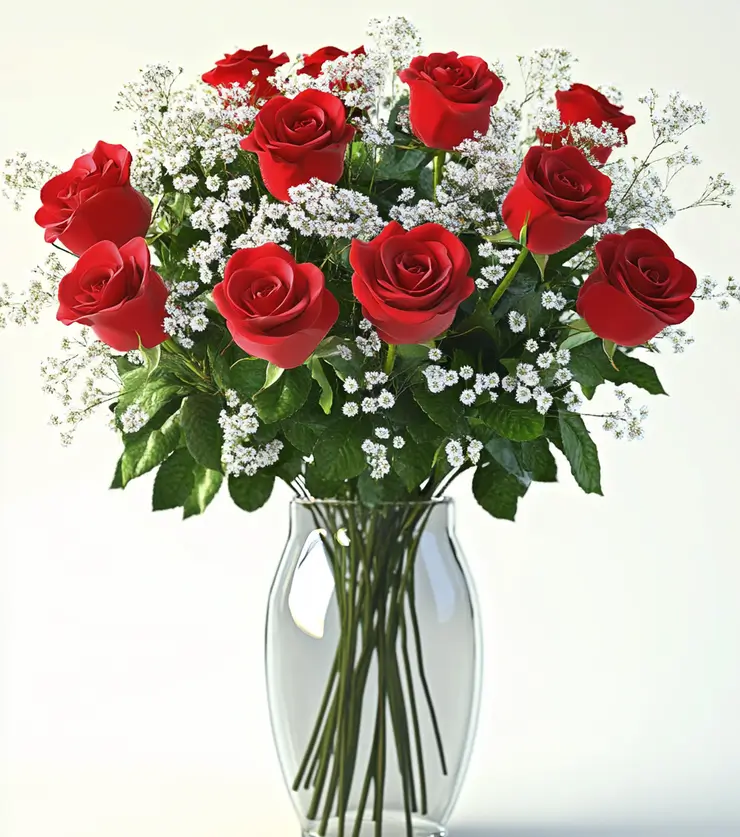 Perfectly Red Roses