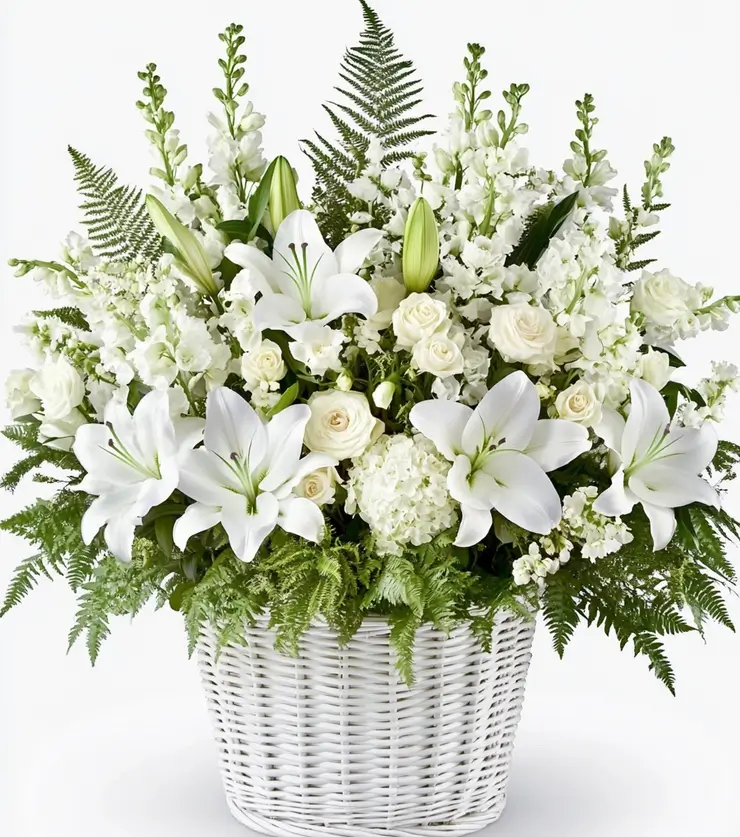 All-White Sympathy Basket