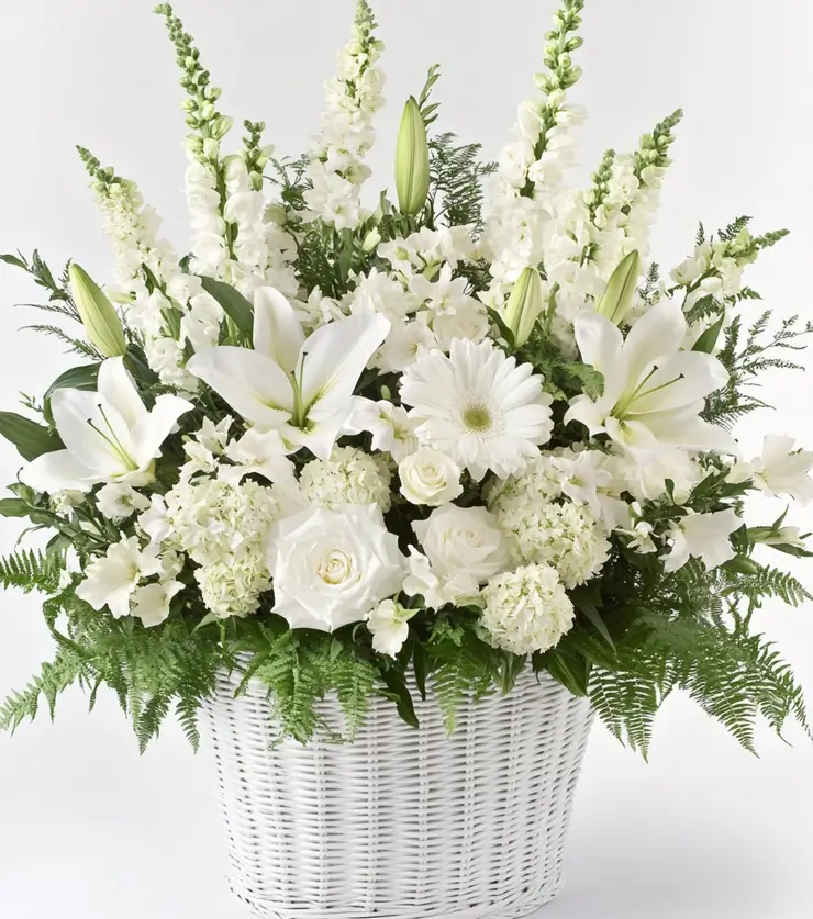 All-White Sympathy Basket