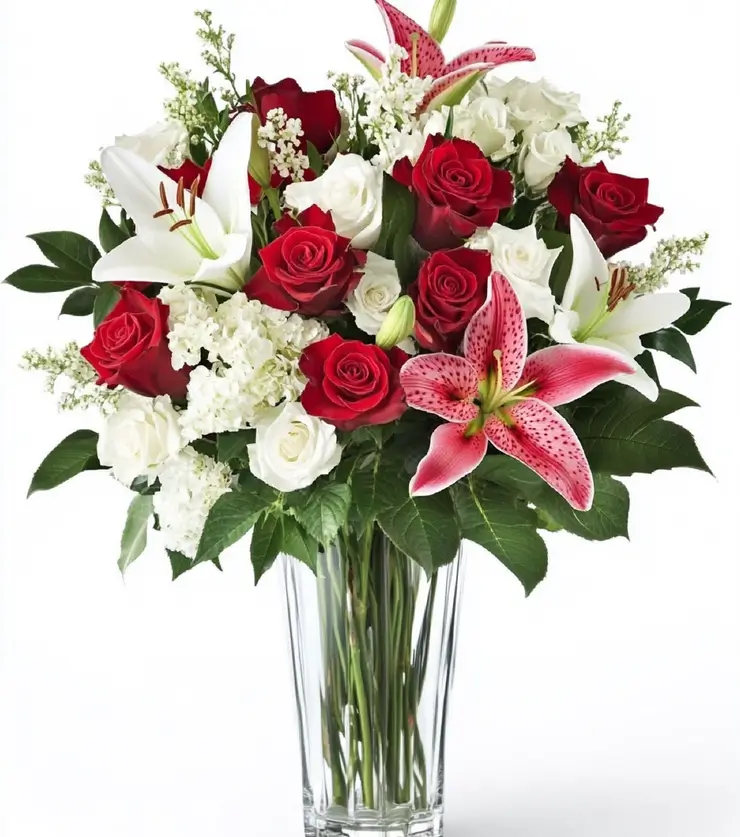 Vibrant floral display